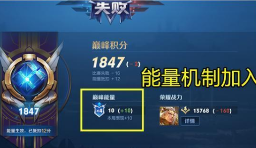 王者荣耀巅峰能量怎么获得?