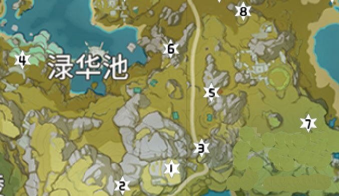 原神渌华池岩神瞳位置 原神游戏攻略一览