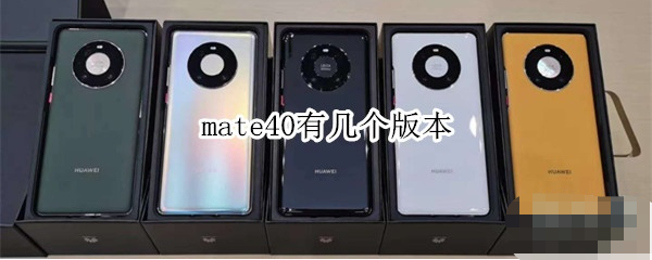 华为mate40系列有华为mate40,mate40 pro,mate40 pro ,mate40 rs四个