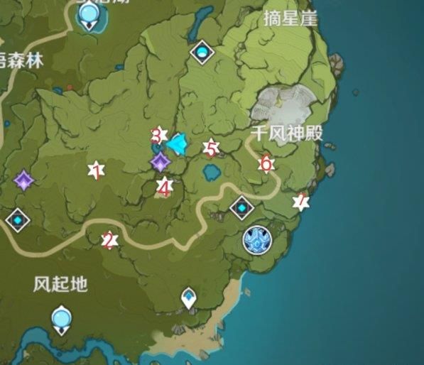 原神星落之地陨星碎片在哪里 原神星落之地陨星碎片位置