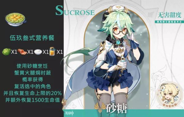 原神每个角色的特殊料理是什么 原神全角色特殊料理配方效果汇总