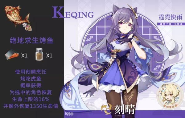 原神每个角色的特殊料理是什么 原神全角色特殊料理配方效果汇总