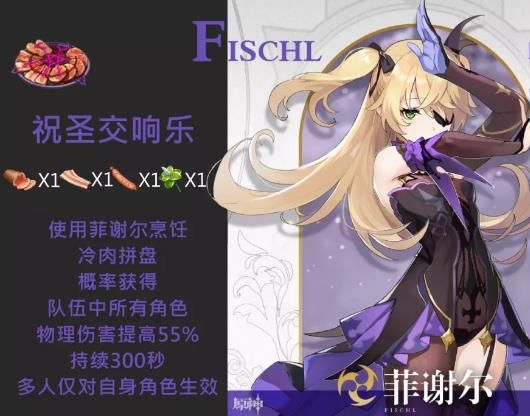 原神菲谢尔特殊料理介绍 原神菲谢尔特殊食物效果一览
